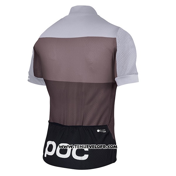 2017 Maillot Ciclismo POC Fondo Elements Marron Manches Courtes et Cuissard